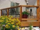 Metal Rungs Add Class to a Deck